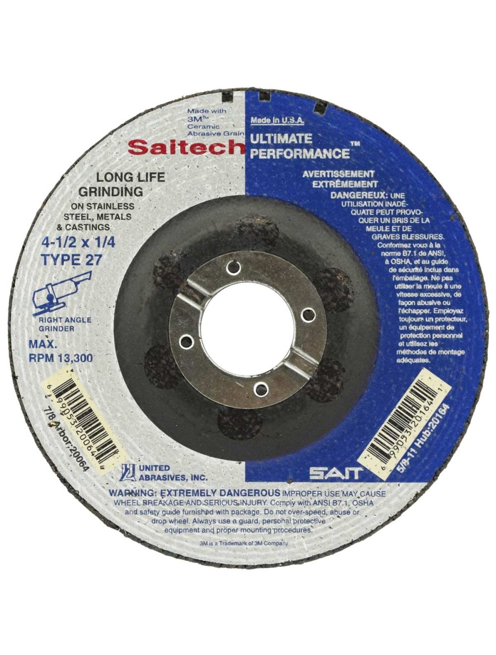 sait grinding discs