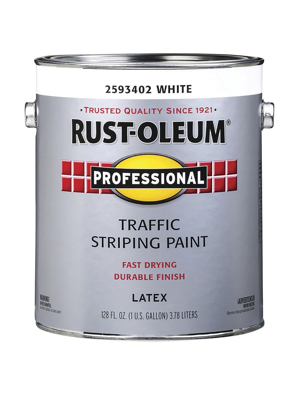 Rust-Oleum 2593402 1 Gallon Professional White Striping Paint