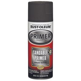 Rust-Oleum 249418 12 Oz. Automotive Sandable Black Primer Spray Paint